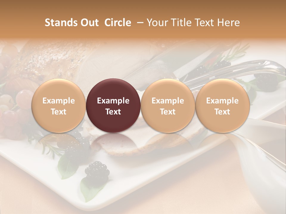 Nobody Roast Knife PowerPoint Template