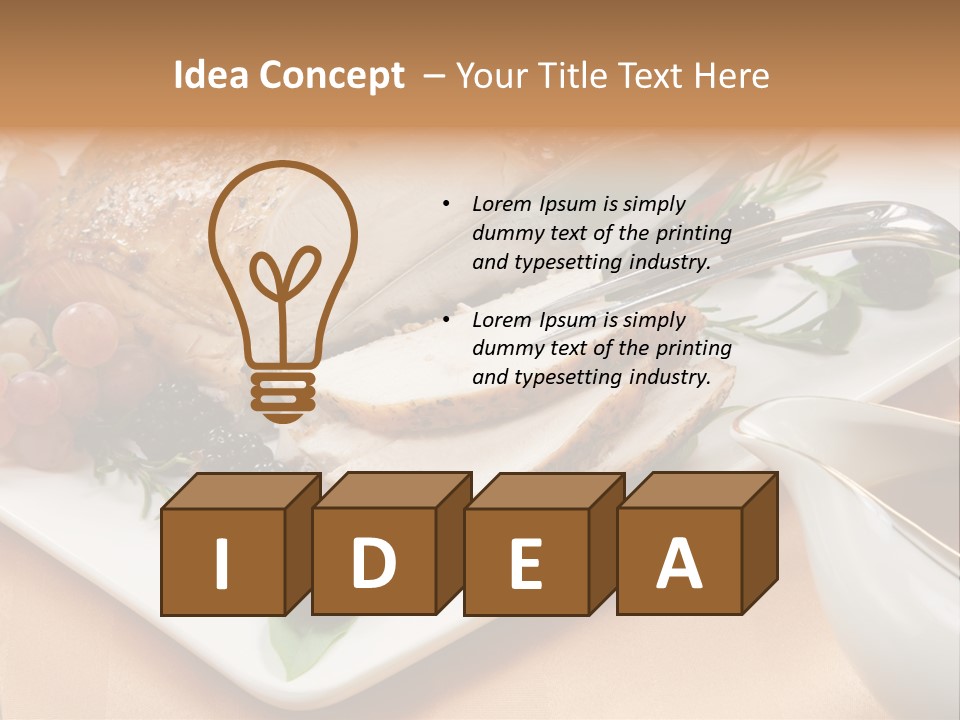 Nobody Roast Knife PowerPoint Template