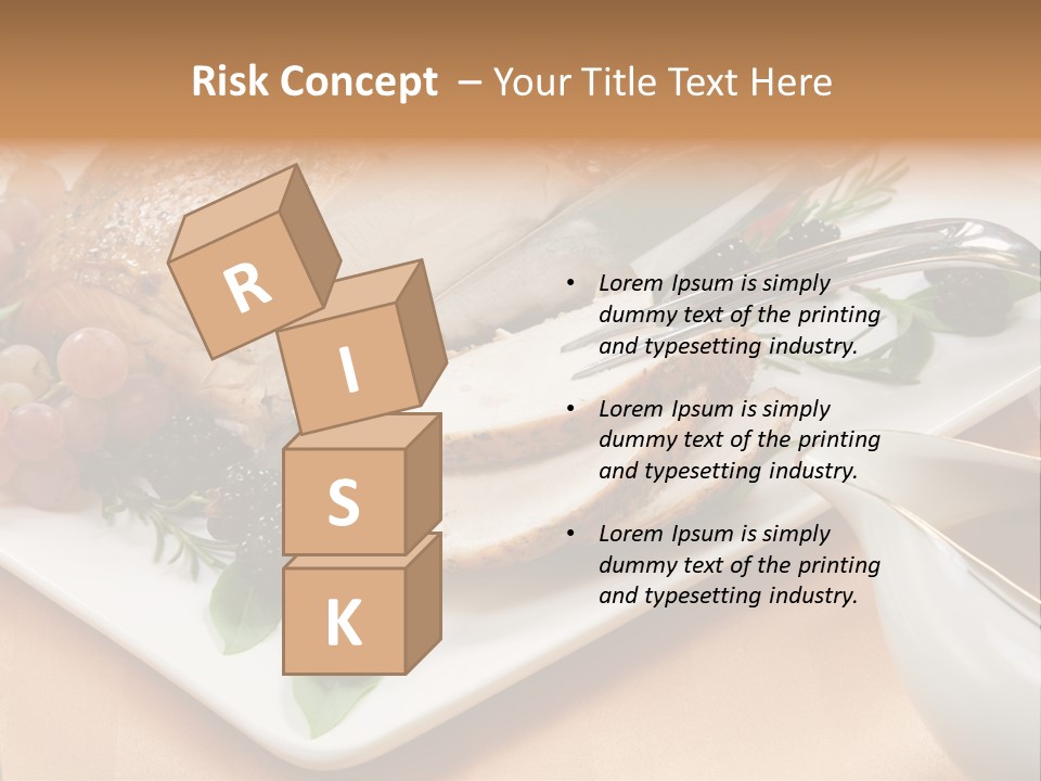 Nobody Roast Knife PowerPoint Template