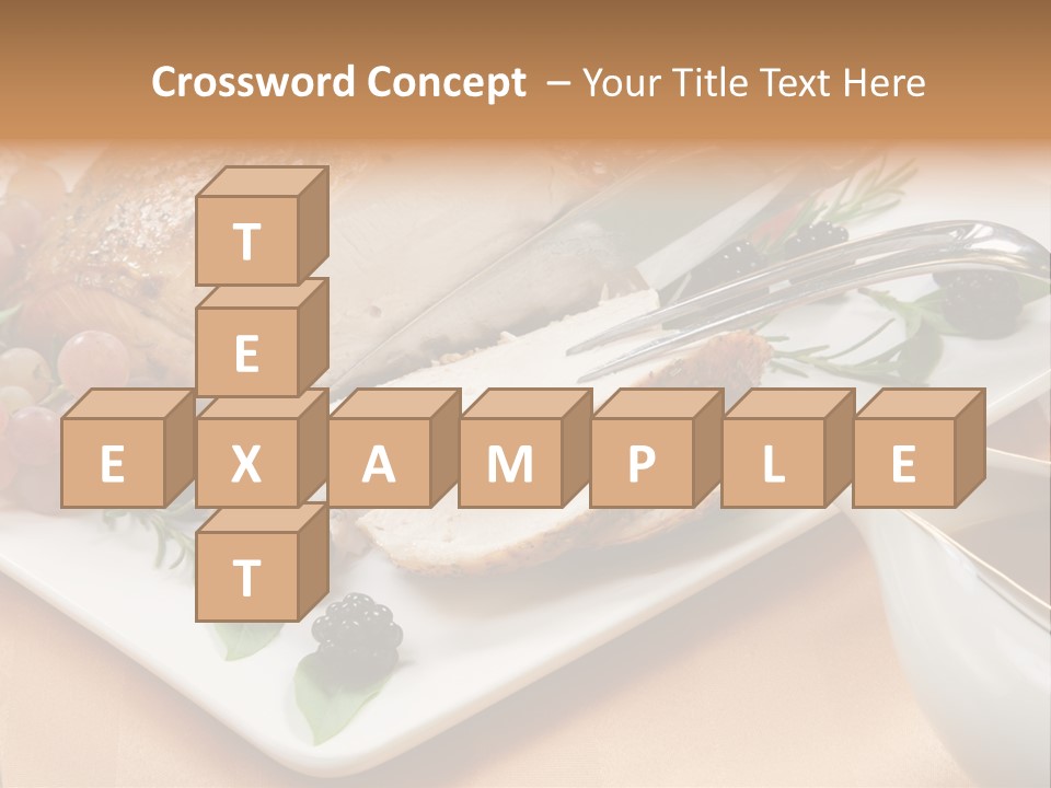 Nobody Roast Knife PowerPoint Template