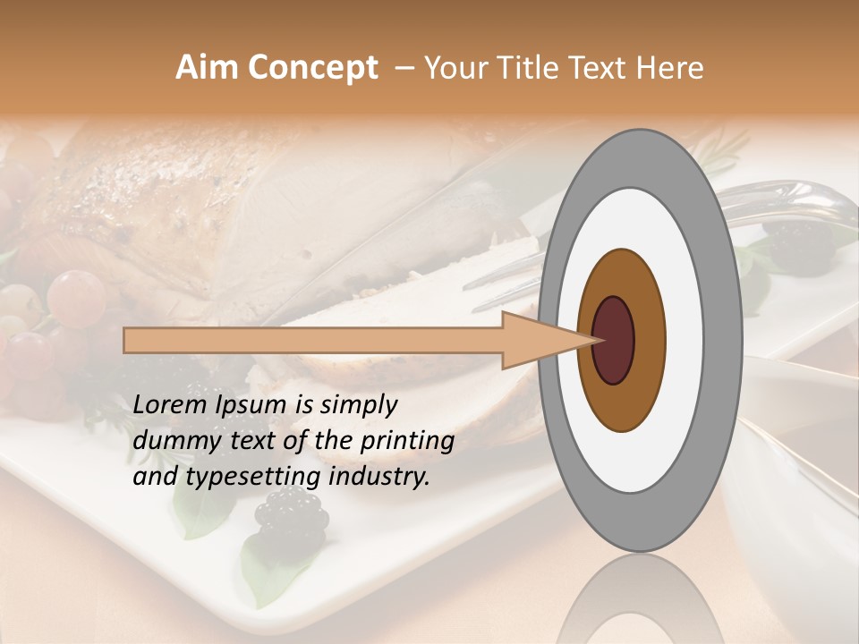 Nobody Roast Knife PowerPoint Template