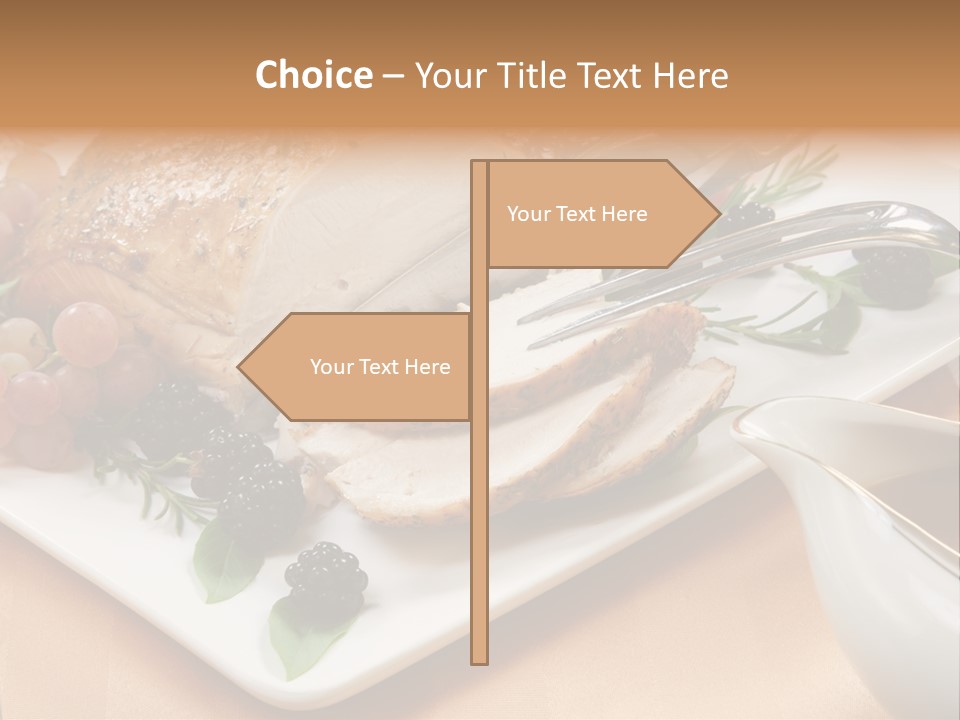 Nobody Roast Knife PowerPoint Template