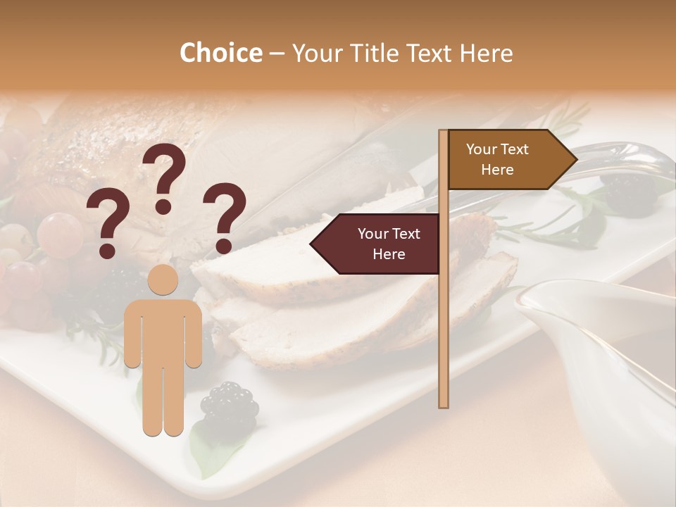 Nobody Roast Knife PowerPoint Template