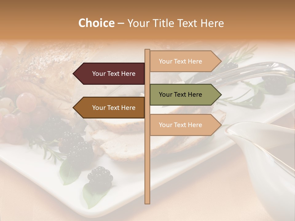 Nobody Roast Knife PowerPoint Template