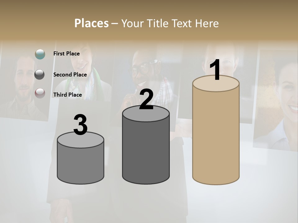 Touching Pressing Hispanic PowerPoint Template