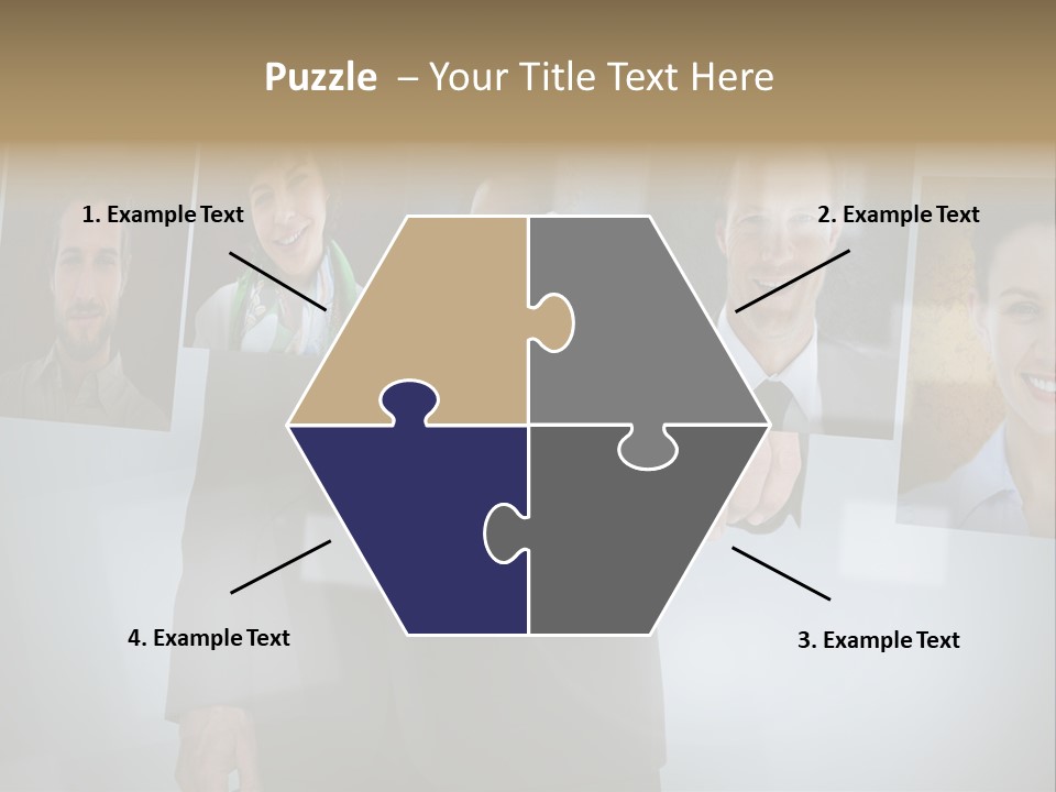 Touching Pressing Hispanic PowerPoint Template