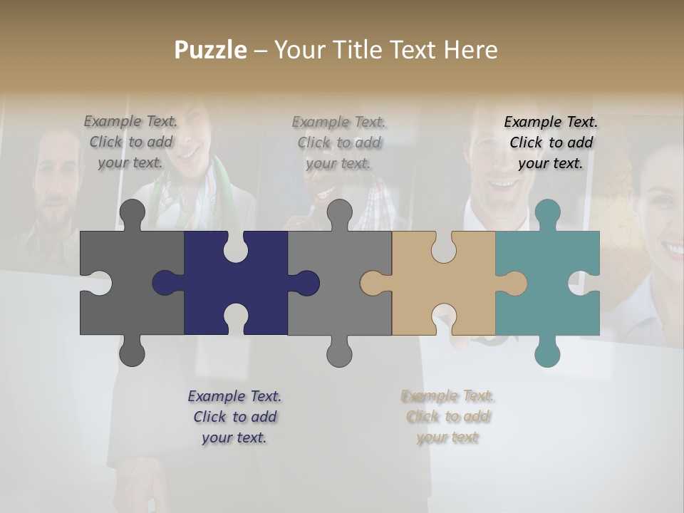 Touching Pressing Hispanic PowerPoint Template