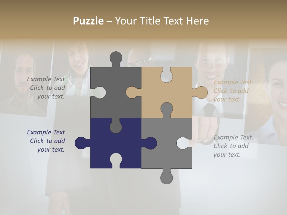 Touching Pressing Hispanic PowerPoint Template
