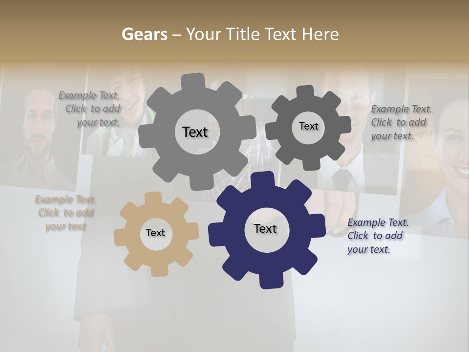 Touching Pressing Hispanic PowerPoint Template