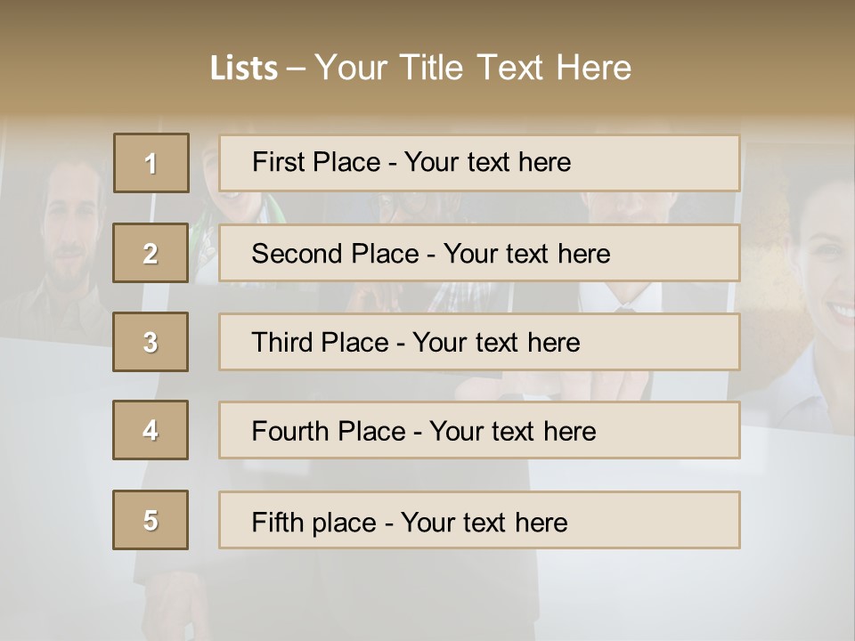 Touching Pressing Hispanic PowerPoint Template