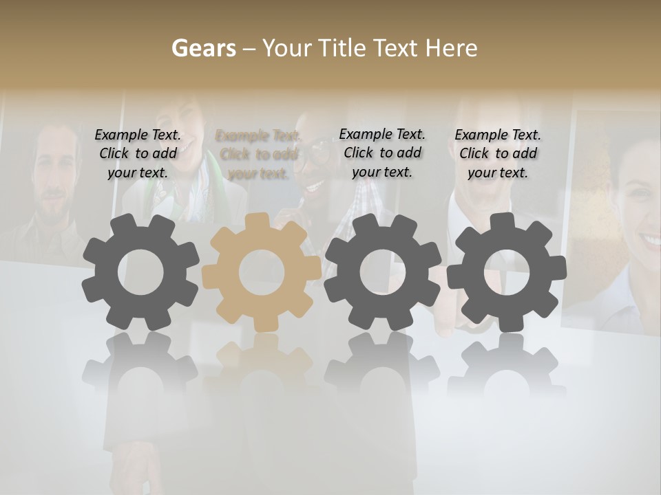 Touching Pressing Hispanic PowerPoint Template