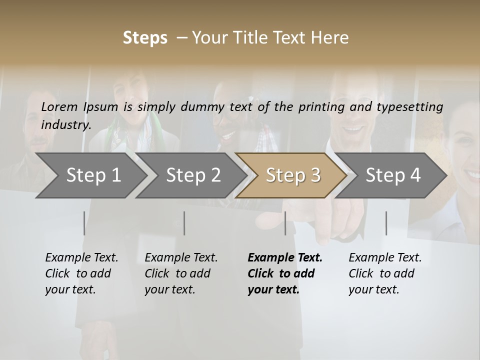 Touching Pressing Hispanic PowerPoint Template