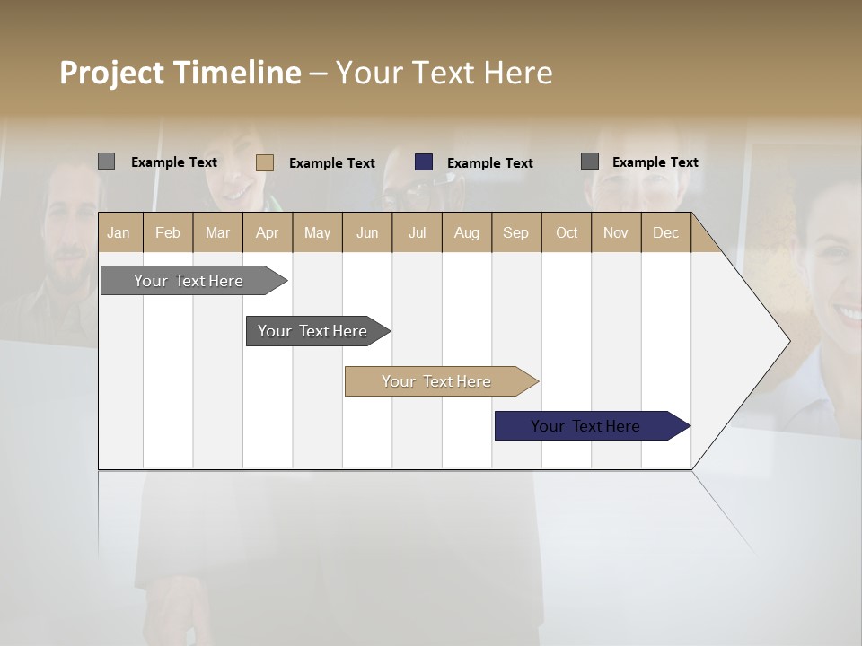 Touching Pressing Hispanic PowerPoint Template