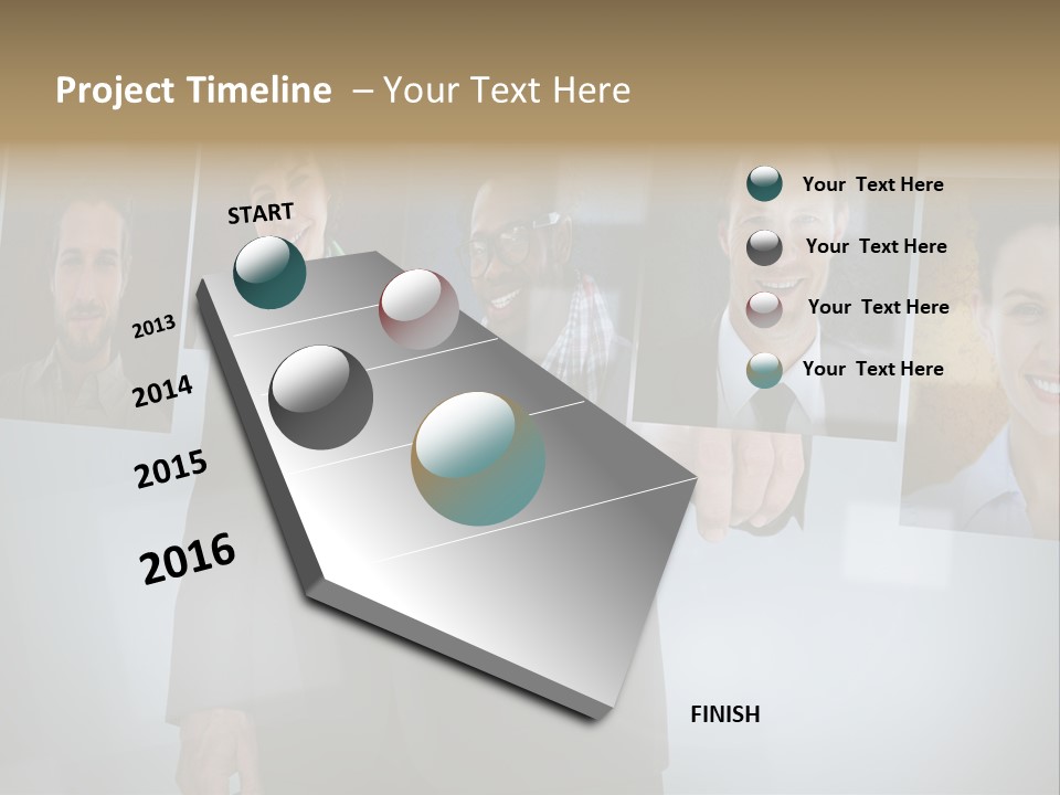 Touching Pressing Hispanic PowerPoint Template