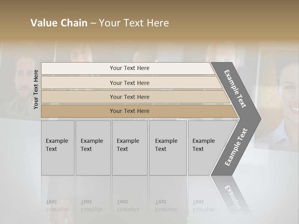 Touching Pressing Hispanic PowerPoint Template