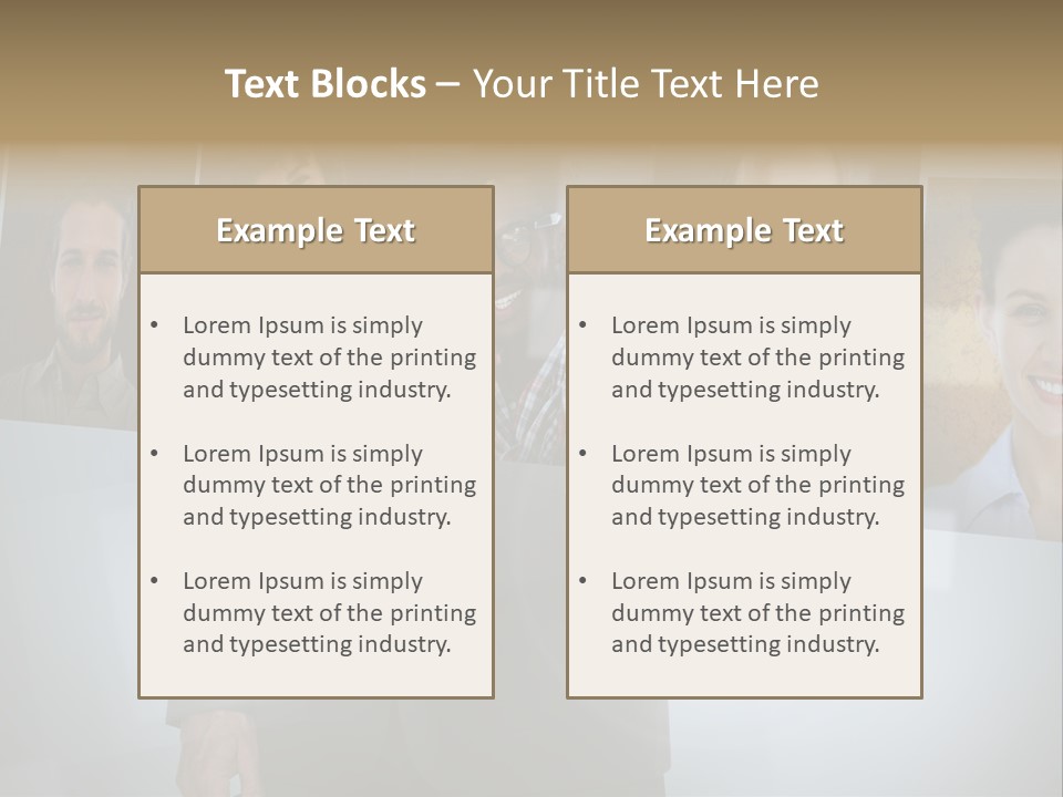 Touching Pressing Hispanic PowerPoint Template