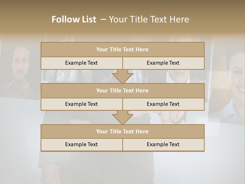 Touching Pressing Hispanic PowerPoint Template