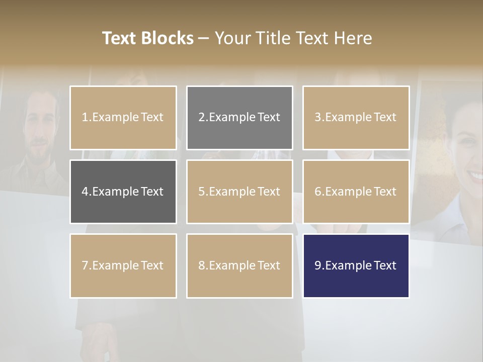 Touching Pressing Hispanic PowerPoint Template