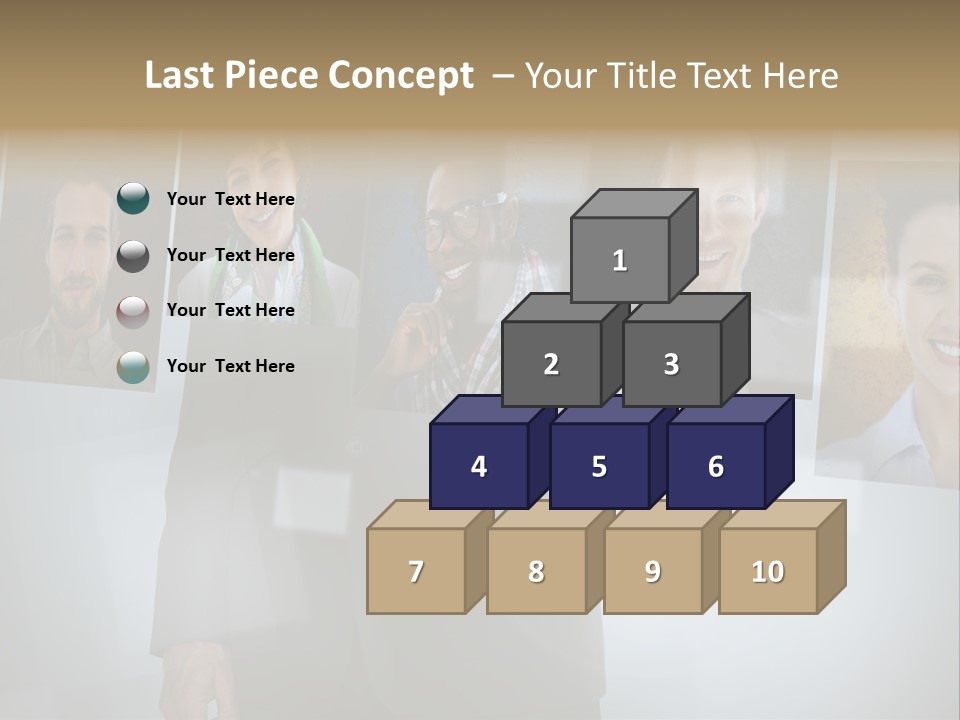 Touching Pressing Hispanic PowerPoint Template
