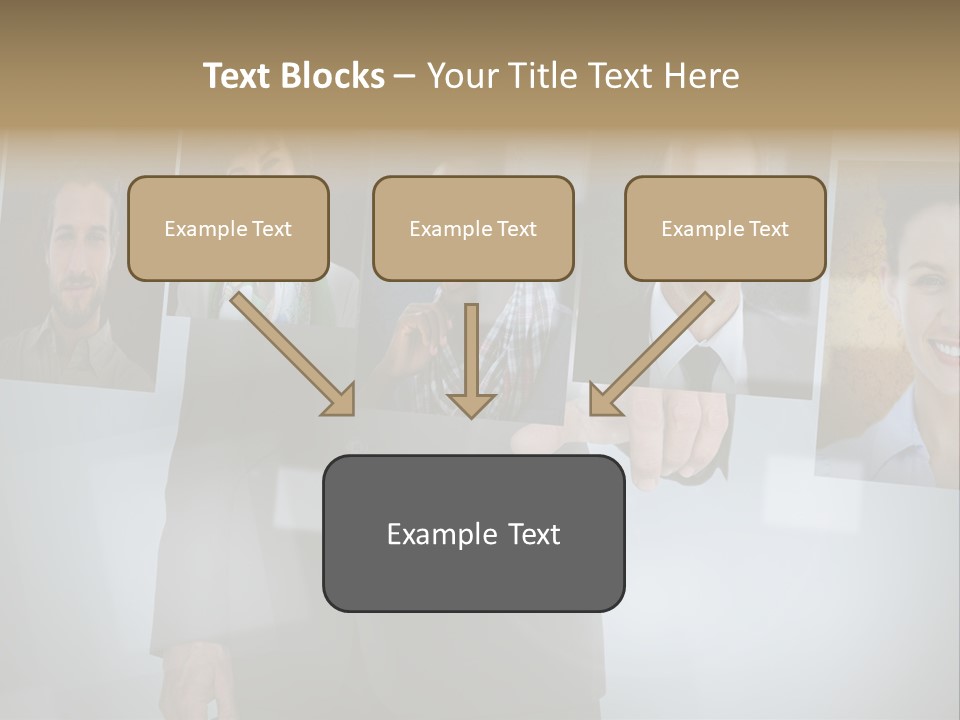 Touching Pressing Hispanic PowerPoint Template