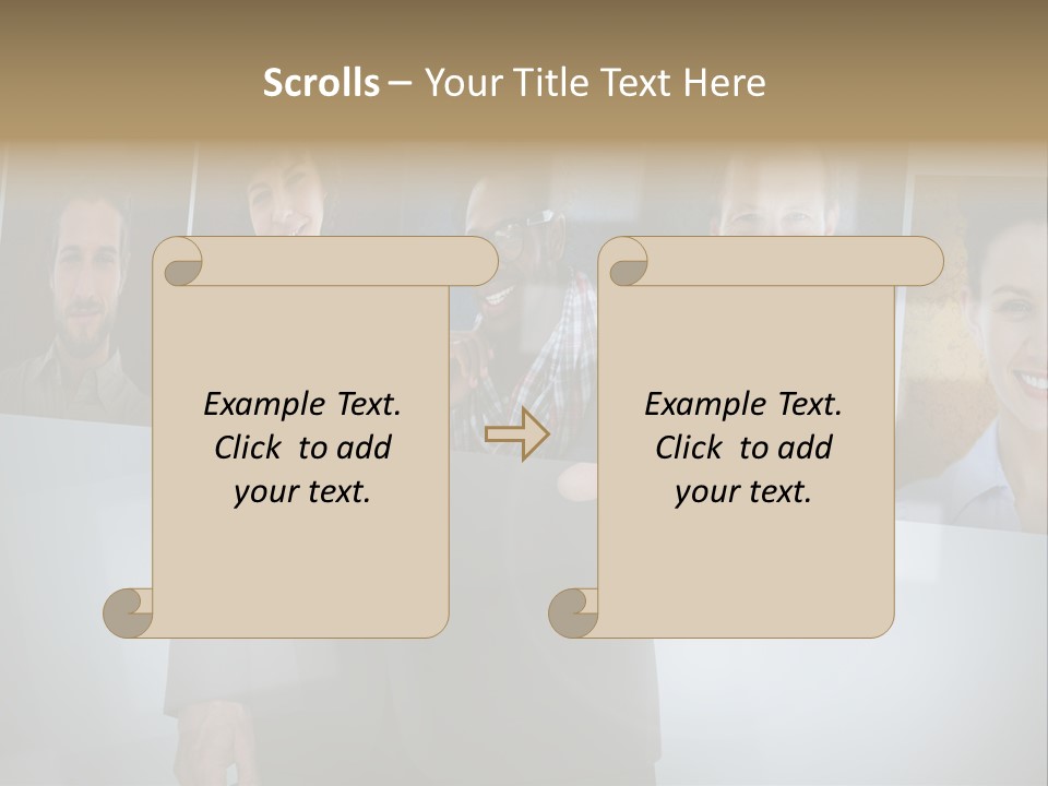Touching Pressing Hispanic PowerPoint Template