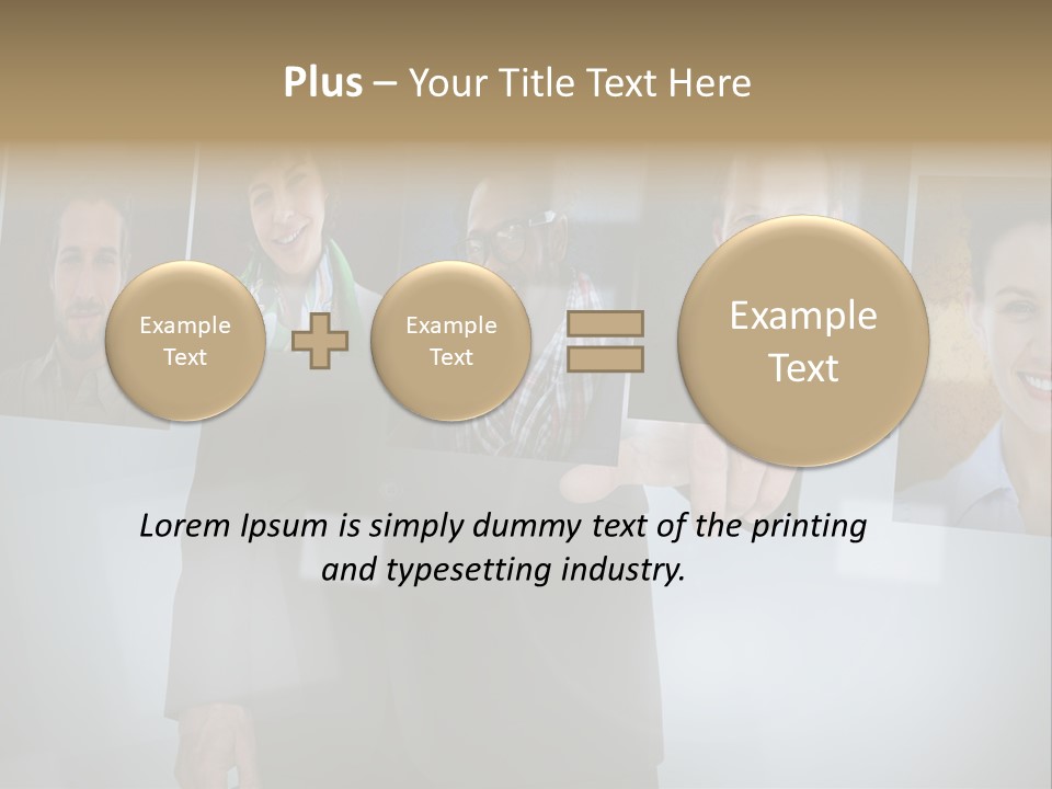 Touching Pressing Hispanic PowerPoint Template