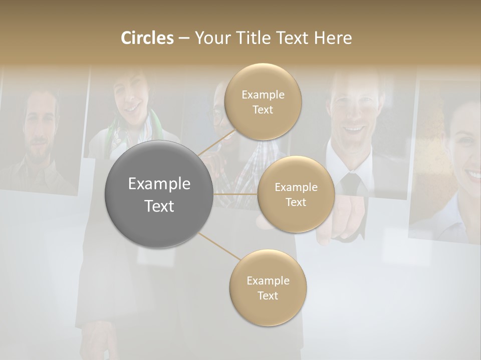 Touching Pressing Hispanic PowerPoint Template