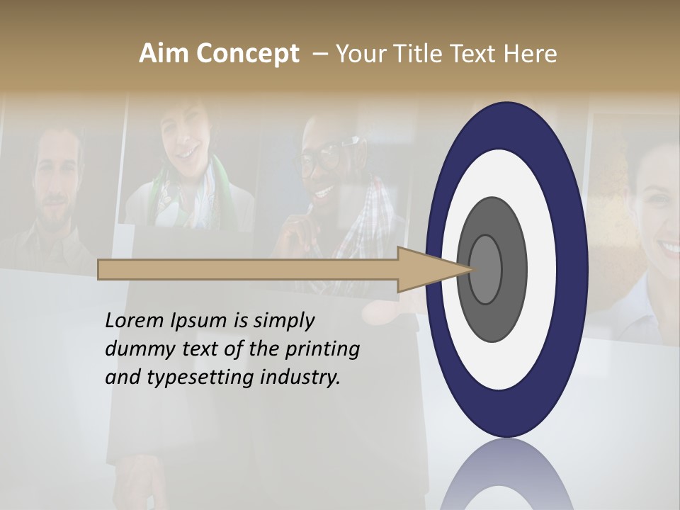 Touching Pressing Hispanic PowerPoint Template