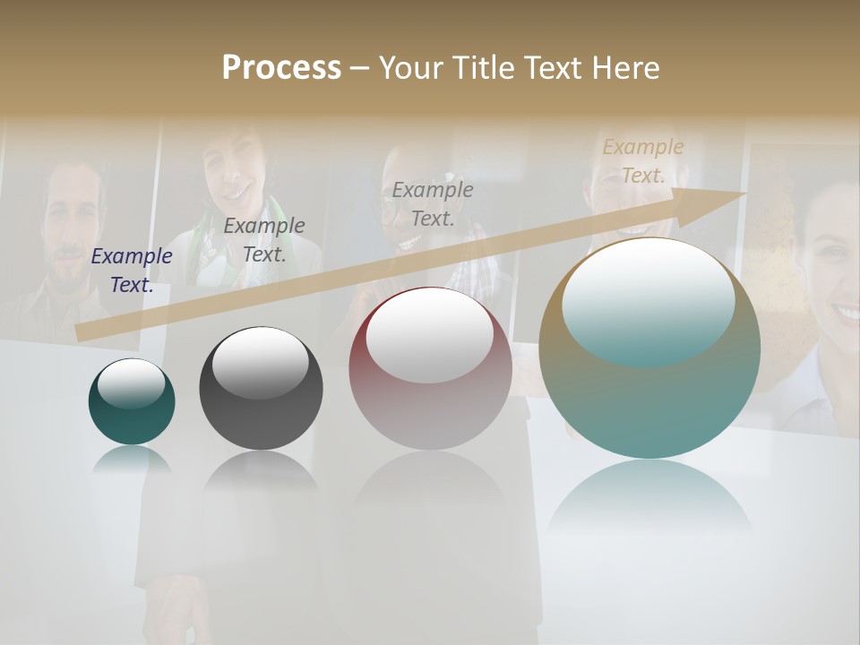 Touching Pressing Hispanic PowerPoint Template
