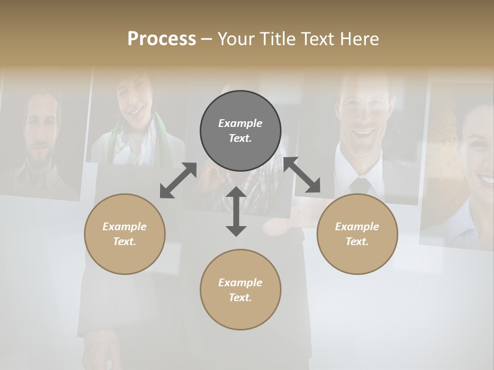Touching Pressing Hispanic PowerPoint Template