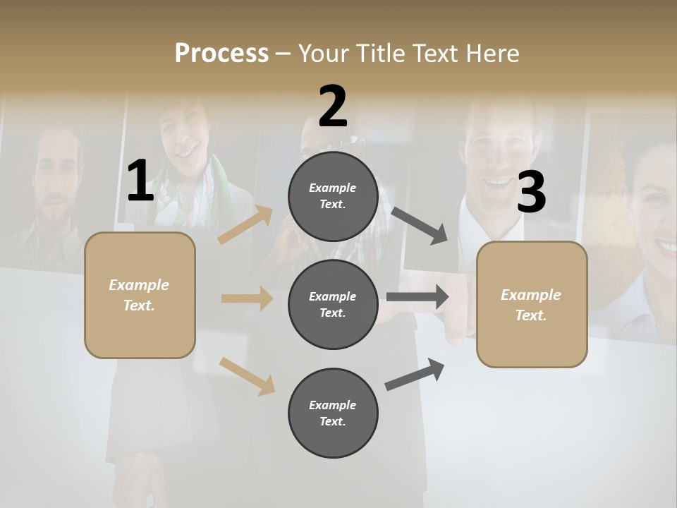 Touching Pressing Hispanic PowerPoint Template
