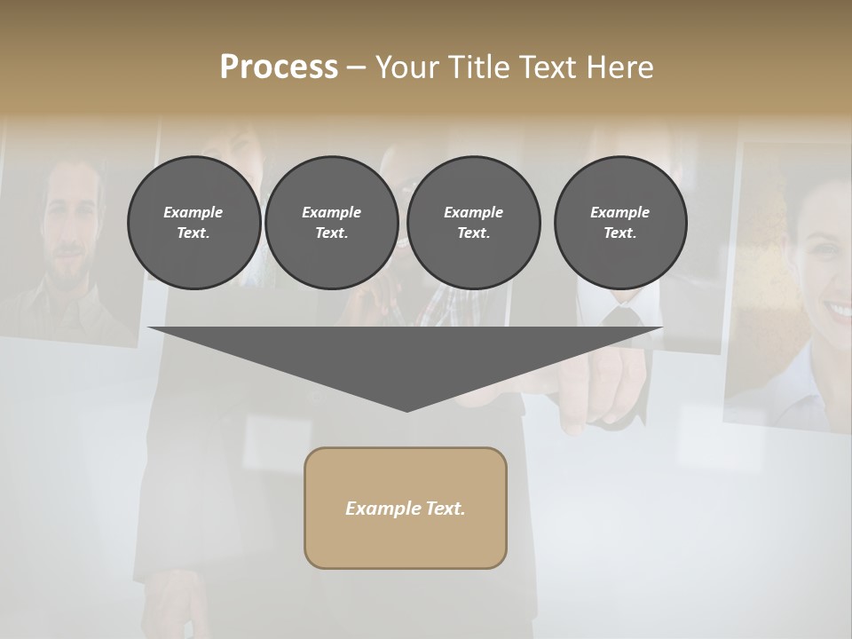 Touching Pressing Hispanic PowerPoint Template