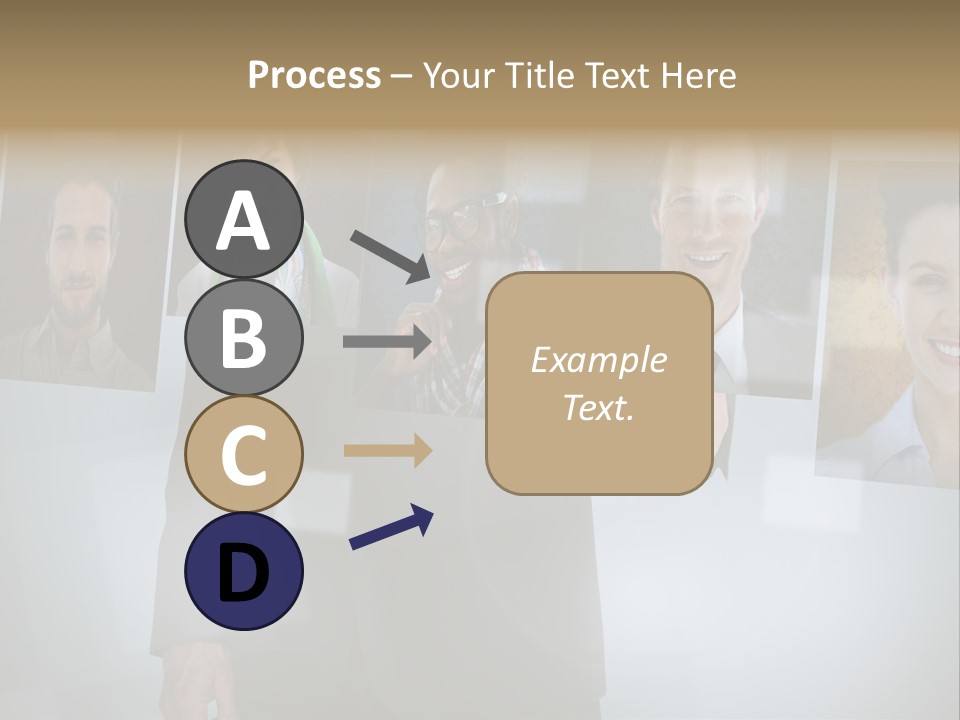 Touching Pressing Hispanic PowerPoint Template