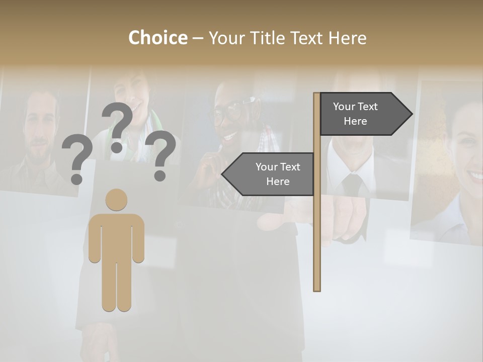 Touching Pressing Hispanic PowerPoint Template