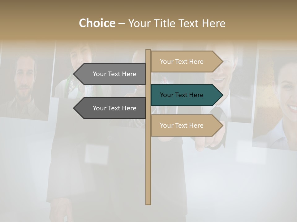 Touching Pressing Hispanic PowerPoint Template
