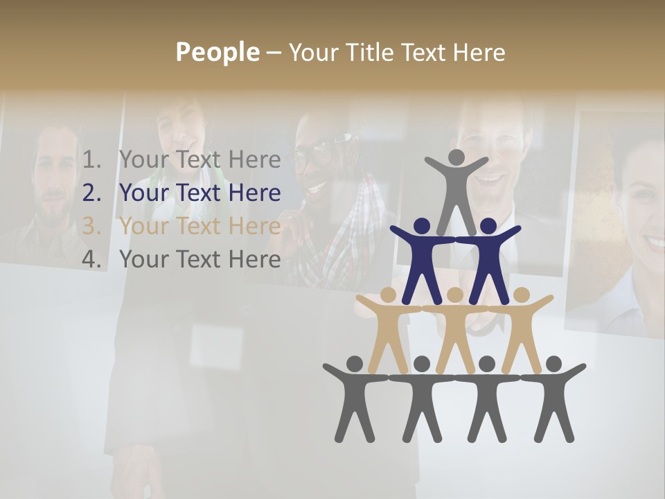 Touching Pressing Hispanic PowerPoint Template
