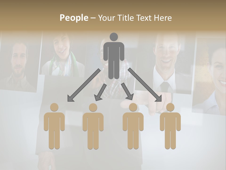 Touching Pressing Hispanic PowerPoint Template