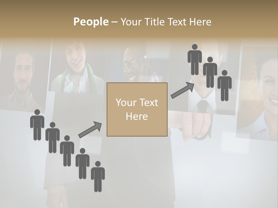 Touching Pressing Hispanic PowerPoint Template