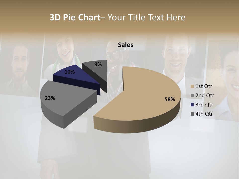 Touching Pressing Hispanic PowerPoint Template