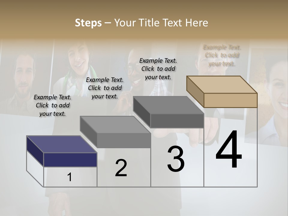 Touching Pressing Hispanic PowerPoint Template