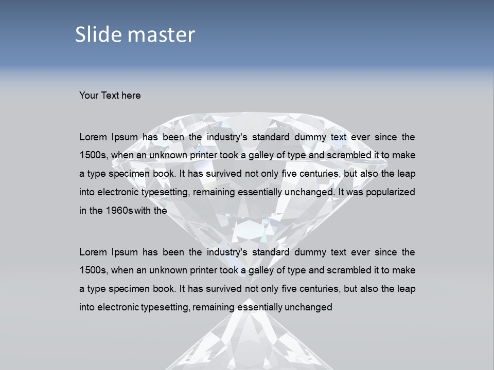 Stone Topaz Rich PowerPoint Template