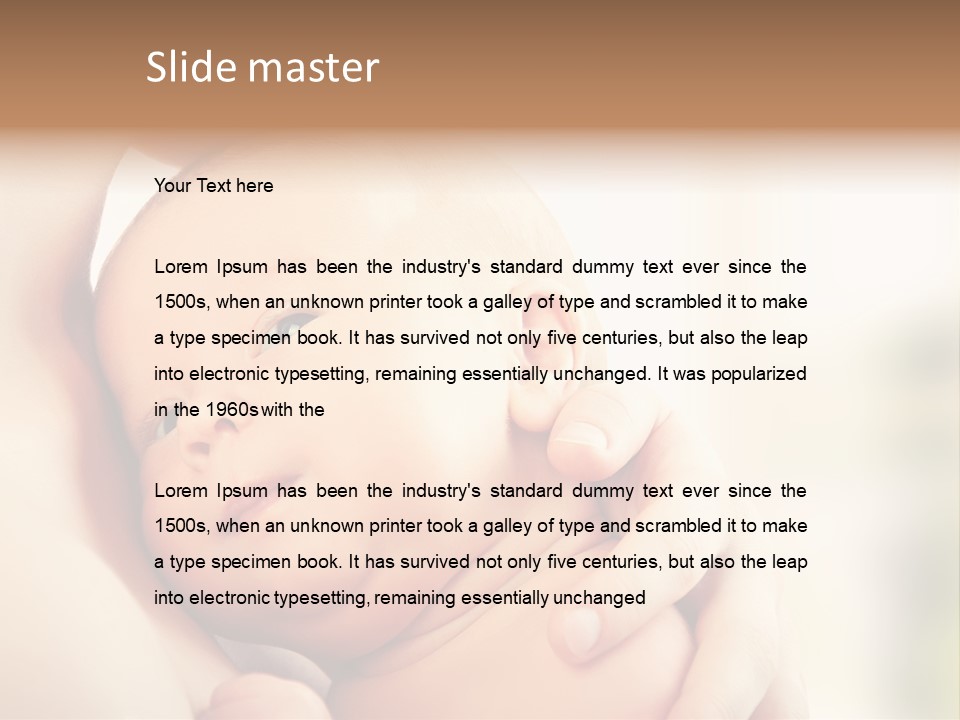 Symbol Wallpaper Colors PowerPoint Template