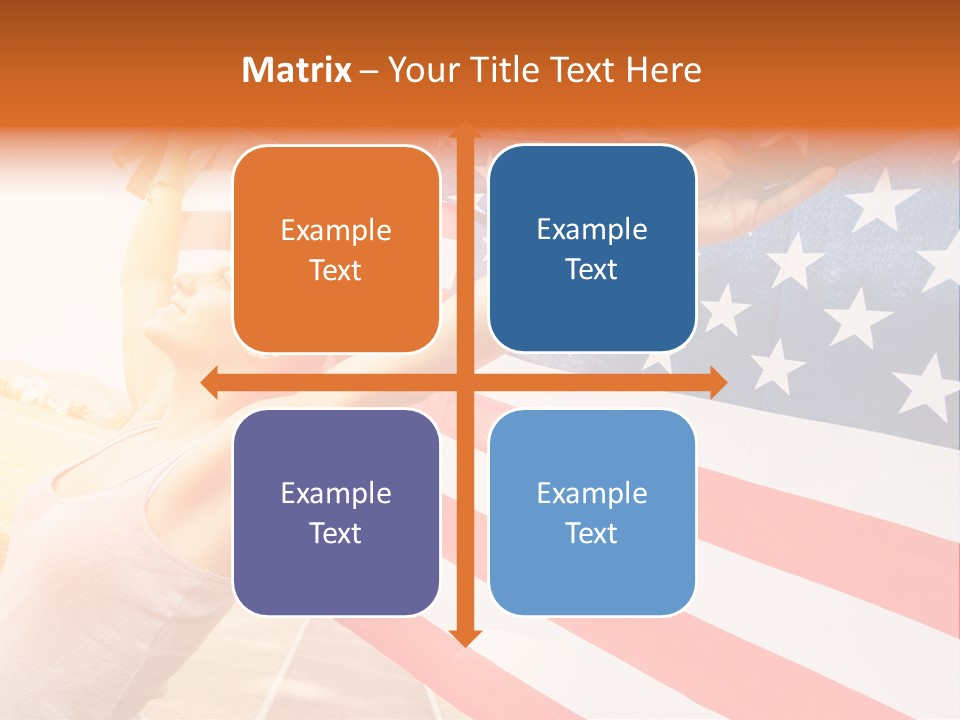 Summer Sprinter Holding PowerPoint Template