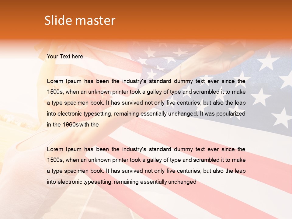 Summer Sprinter Holding PowerPoint Template