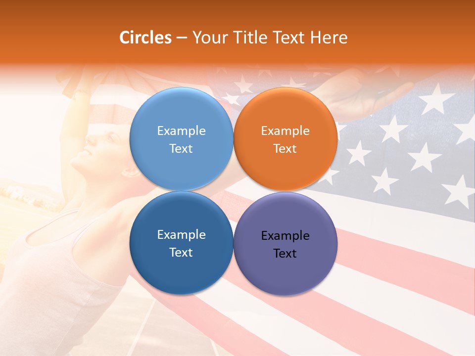 Summer Sprinter Holding PowerPoint Template