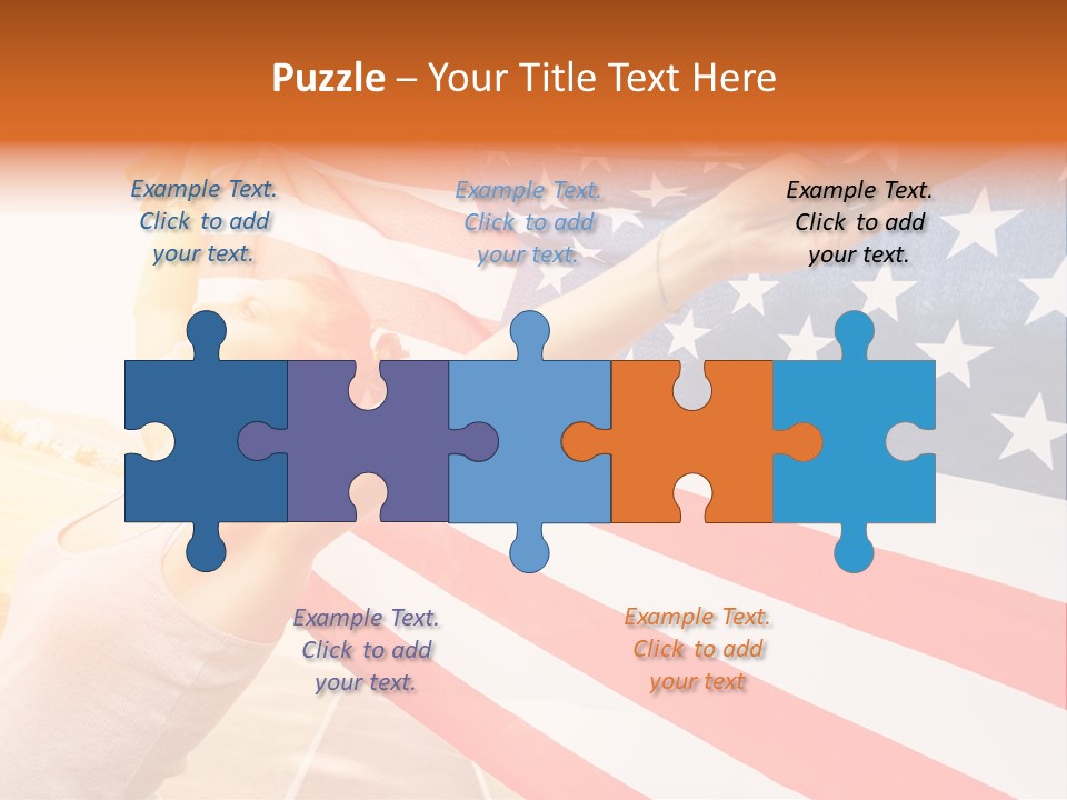 Summer Sprinter Holding PowerPoint Template