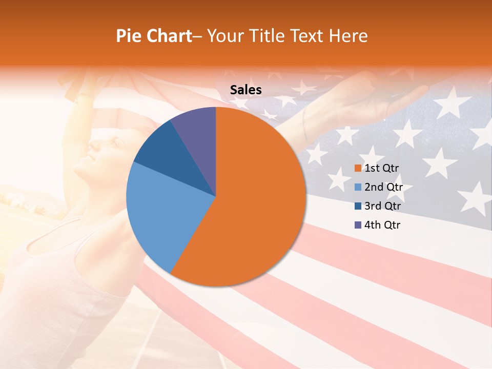 Summer Sprinter Holding PowerPoint Template