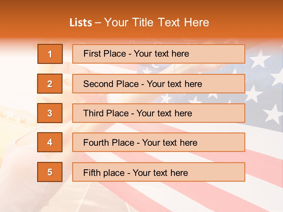Summer Sprinter Holding PowerPoint Template