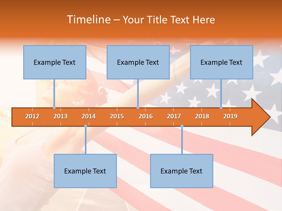 Summer Sprinter Holding PowerPoint Template