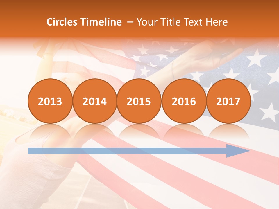 Summer Sprinter Holding PowerPoint Template